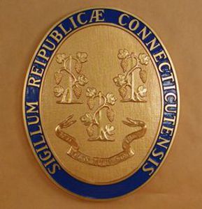 Connecticut Seal with rim color