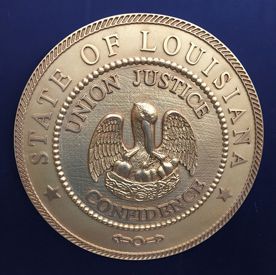 Louisiana Seal Bronze Ox