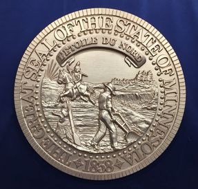 Minnesota Bronze Ox Seal