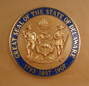 Delaware Seal with rim color