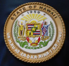 Hawaii Seal with rim color