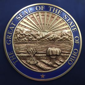 Ohio Seal with rim color