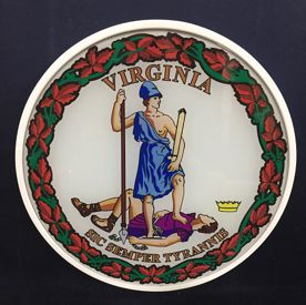 Virginia Seal 15" Butyrate Full Color Seal